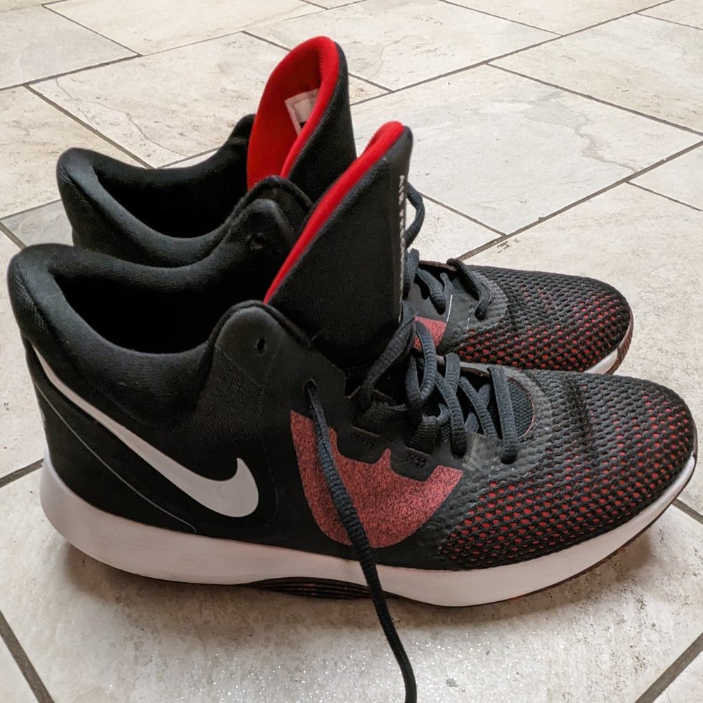 Nike Air Precision II (black/red, 10)